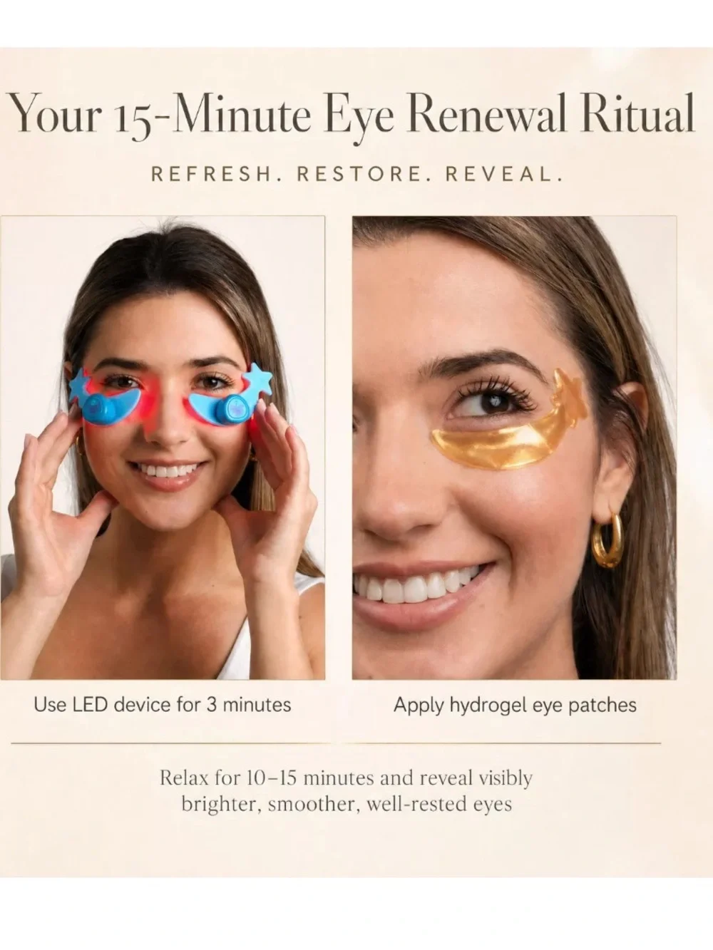 Metamorphosis MagicMoon Hydrogel Eye Mask 5 Pairs BRAND NEW/SEALED